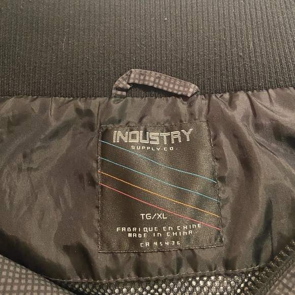 Industry supply co XL Mens warm fitted windbreaker jacket - Picture 7 of 8